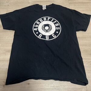 45 Adapters NYC Men's Shirt Black‎ Sz L Punk Oi!